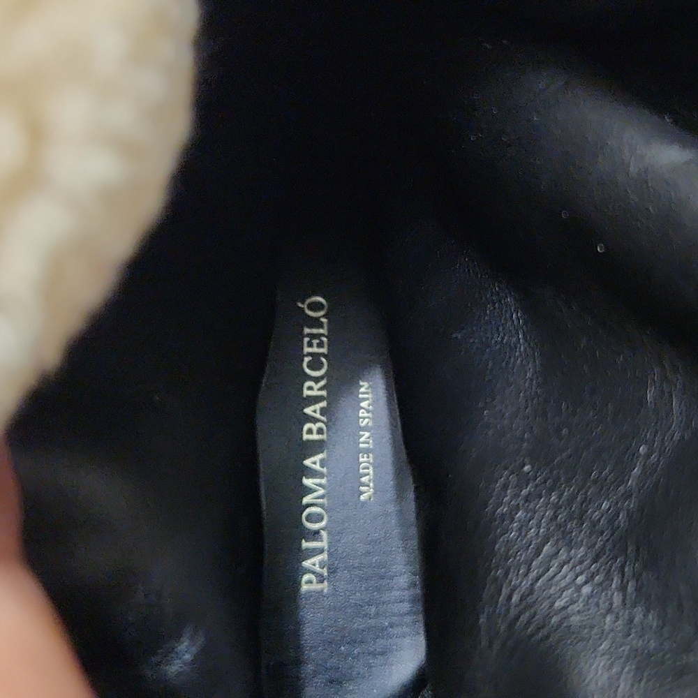 Paloma Barceló Kiran Suede Platform Genuine Shearling Lining Booties (W Size 40) - Picture 14 of 15